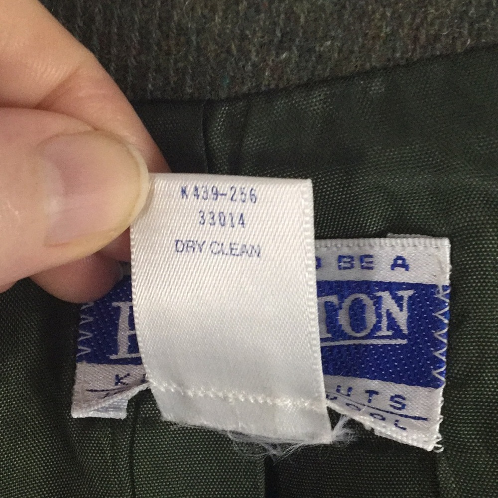 Vintage Pendleton zip-front blazer olive green - Picture 9 of 10